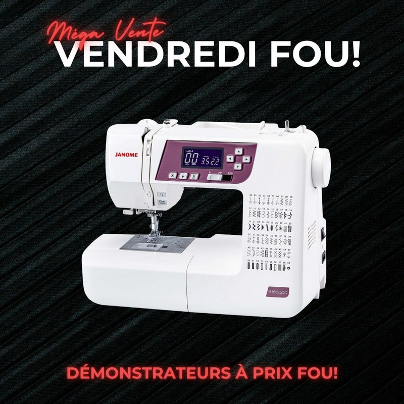 Machine à coudre Janome 3160QDC-G - Démonstrateur