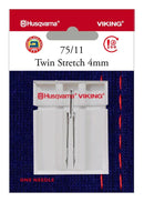 Aiguille double pour tissu extensible 75/11 — écartement 4,0 mm — 1 aiguille — Husqvarna Viking — 920548096