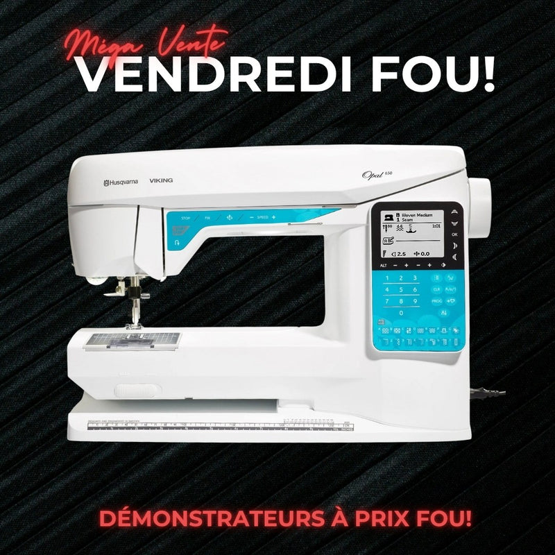 Machine à coudre Husqvarna Viking Opal 650 - Démonstrateur