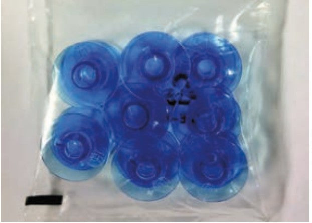 Paquet de 8 canettes bleues