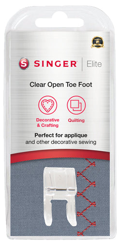 Pied ouvert transparent Singer Elite