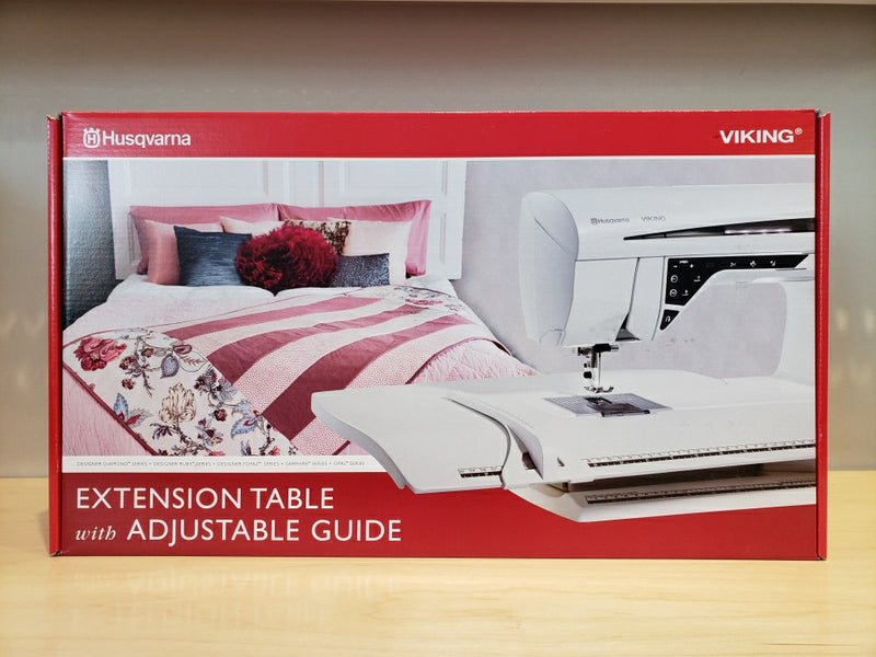 Table d'extension avec guide ajustable