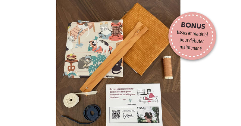 Kit de départ pour la couture à la machine